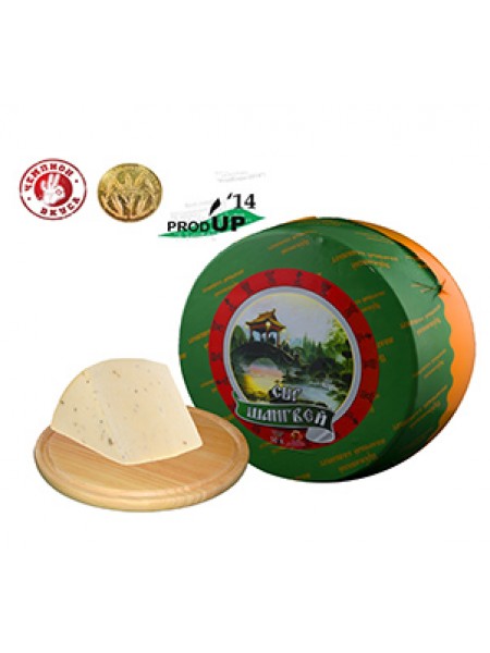 Сыр Шангвей с грибами шиитаке 50%*7кг Пружанский МКК